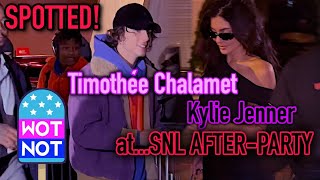 Timothée Chalamet amp Kylie Jenner SNL After Party [upl. by Niltac462]