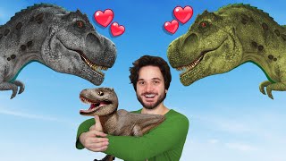 AMOR ENTRE TIRANOSSAURO REX NO ARK [upl. by Owiat50]