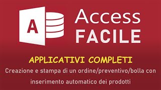 Applicativo Completo  Creazione ordinepreventivobolla con inserimento automatico dei prodotti [upl. by Layne]