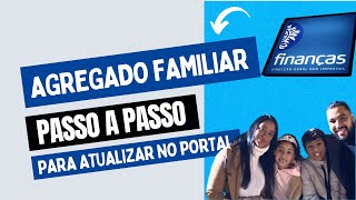 Passo a Passo Comunicar o Agregado Familiar no Portal das Finanças [upl. by Adrell975]