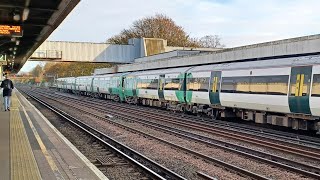 Morning trains at Redhill BML  Tuesday 12th November 2024 [upl. by Nyleek]