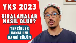 YKS 2023 Sıralamalar Nasıl Olur Yığılma Olacak mı  Hangi üni hangi bölüm yks2023 yks ösym [upl. by Yenduhc265]