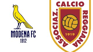 Modena vs Reggiana 2 a 1 che peccato reggiana serieb serieb [upl. by Novy]