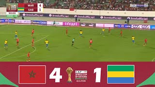 Morocco vs Gabon 41  2025 Africa Cup of Nations Qualifiers  Match Highlights [upl. by Sverre]