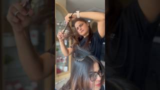 Medium length hair cut  soft layer  save length youtube hair hairstyle [upl. by Nylessoj]