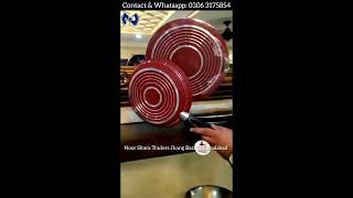 Nonstick Cookware Fry pan and Tawa  Crockery Wholesale Market Pakistan Noor Sitara Traders Fsd [upl. by Belva]