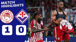 El Kaabi Goal vs Fiorentina  Olympiacos vs Fiorentina HIGHLIGHTS [upl. by Heid]