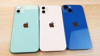 IPHONE 11 VS IPHONE 12 VS IPHONE 13  ANTUTU BENCHMARK [upl. by Kassel420]