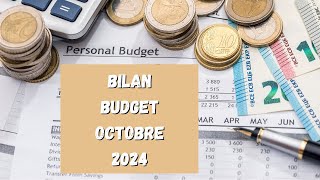 Mon budget doctobre 2024 revenus et dépenses détaillés [upl. by Shaylynn]