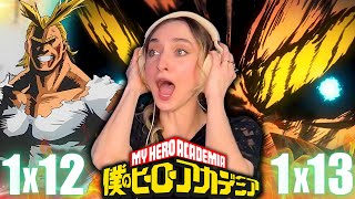 PLUS ULTRA💥 My Hero Academia  1x12 and 1x13 REACTION AND REVIEW [upl. by Akinahc627]