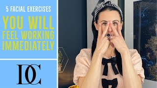 5 Facial Exercises You Will Feel Working Immediately [upl. by Vedis376]