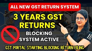 GST returns locked whyNew GST Returns 3 Years Rules Blocking of GST Returns starts [upl. by Aihtennek297]