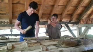 Guédelon Medieval Castle in Burgundy Making Tiles [upl. by Sorrows]