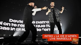 Bigflo amp Oli  INTRO  La vie daprés LIVE Marseille [upl. by Wolfie957]