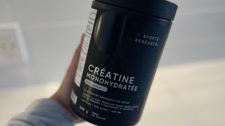 Sports Research Creatine Monohydrate  My Honest Review [upl. by Gabie24]