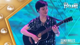 FELIPE mostró su esencia junto a una banda y su guitarra  Semifinal 5  Got Talent Uruguay [upl. by Erastus]