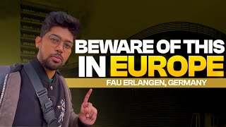 Study in Germany vlog FAU university Erlangen hanging out with indian students [upl. by Aymahs]