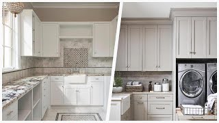 75 Laundry Room With Stone Slab Backsplash And Stone Tile Backsplash Design Ideas Youll Love ♡ [upl. by Grosmark]