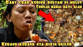 BABY CRAB CRISPY RENYAH BIKIN NAGIH DI MULUT [upl. by Nollat]