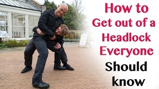 How to get out of a headlock everyone should know  Wing Chun [upl. by Hanway227]