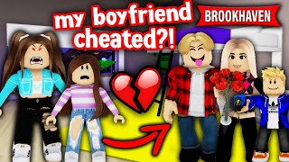 MY BOYFRIEND WAS CHEATING ON ME  Brookhaven RP Mini Movie Roblox [upl. by Selima]