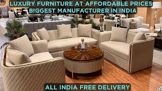 Cozy Sofa Trendy Bed Exclusive Dining Table and Unique Home Decor Items with All India Free Delivery [upl. by Purdum]