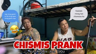 CHISMIS PRANK KAY MAME AND PAPU galit na galit sila [upl. by Nichole]