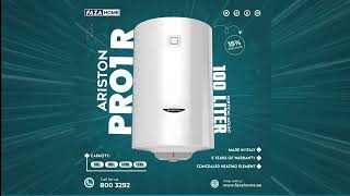 Ariston Water Heater 100L Vertical Pro1R [upl. by Houlberg]