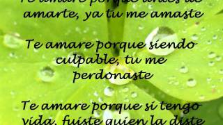 Te amare Abraham Velazquez LETRA [upl. by Lek]