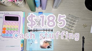 185 Cash Stuffing  Variable Expenses  100 Envelope Challenge  cashstuffing budgetwithme [upl. by Rex]