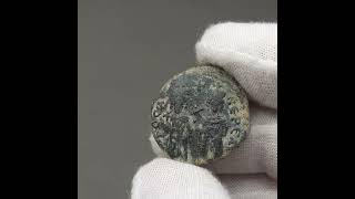 602610 Byzantine Empire Follis Phocas and Leontia 40 Nummi byzantineempire archaeology [upl. by Aisatsan]