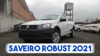 Volkswagen SAVEIRO ROBUST 2021 Completa Saiba TUDO o que ela Tem [upl. by Julian]