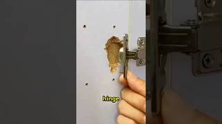 Never Buy New Cabinets Again With This Simple Trick DIY Cabinet Hinge Repair Plate Tips amp Tricks [upl. by Nylitak802]