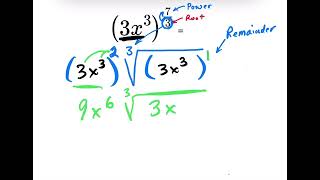 Rational exponents to reduced radical form [upl. by Soisatsana]