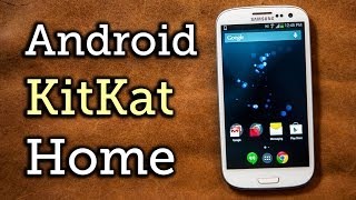 Get the Android 44 KitKat Home Launcher  Samsung Galaxy S3 HowTo [upl. by Ayikahs]