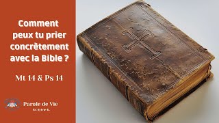 Parole de Dieu pour ce jour  Comment prier concrètement avec la Bible  Mt 14 Ps 14 [upl. by Luz]