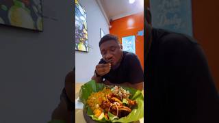 I Visited Aladdin Restaurant Spintex Road To Try Their Signature Coconut Rice with Chicken Wings [upl. by Nnaycnan]