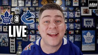 Toronto Maple Leafs vs Vancouver Canucks Watchalong LIVE w Steve Dangle [upl. by Peper]