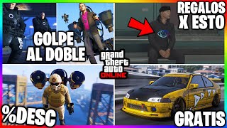 TODO lo NUEVO en GTA Online GOLPE al DOBLE REGALOS EPICOS DESC en ACTUALIZACION SEMANAL [upl. by Maggee]