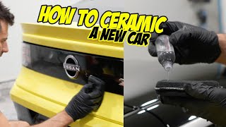 How to Ceramic Coat a NEW Car [upl. by Llessur]