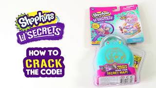 SHOPKINS LIL’ SECRETS  “How to” crack the Lil’ Secrets code [upl. by Albie]