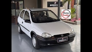 GM Corsa Wind 10 1998 branco ficha técnica preço desempenho e consumo [upl. by Katinka]