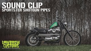 Lowbrow Customs Shotgun Pipes Sound Clip [upl. by Kahaleel]