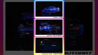 Nissan Skyline GTR R34 Nismo ZTUNE RHD Bayside Blue with Carbon Hood 118 Model Car by Autoart 4K [upl. by Fotzsyzrk757]