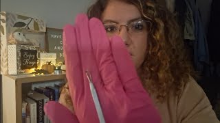 ASMR dermatologist exam skin assesmentextractions [upl. by Roche]