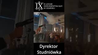 Dyrektor IX LO Gdańsk Studniówka shorts [upl. by Nahguav]