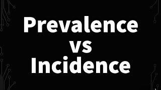 Prevalence Vs Incidence  Formulas  Statistic Shorts [upl. by Rastus]