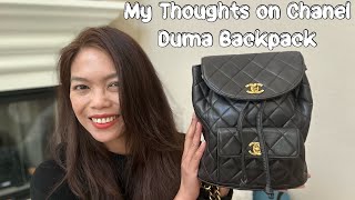 Is the Chanel Duma Backpack a Dream or a Dud Unboxing amp First Impressions [upl. by Irv526]