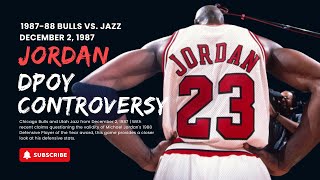 198788 Bulls vs Jazz  Michael Jordans Controversial DPOY Performance Under Scrutiny  Full Game [upl. by Mixie]