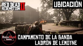 Red Dead Redemption 2  Donde Encontrar el Campamento de la Banda Ladrón de Lemoyne  Ubicación [upl. by Sal]